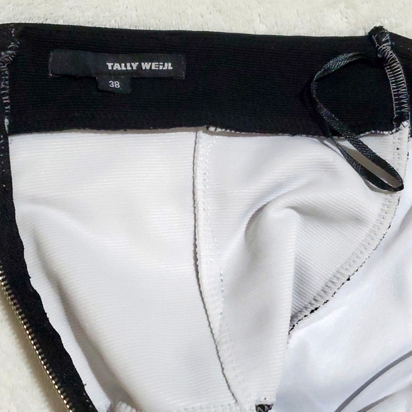 Tally Weijl Strapless White and Black Dress - Picture 4 of 5